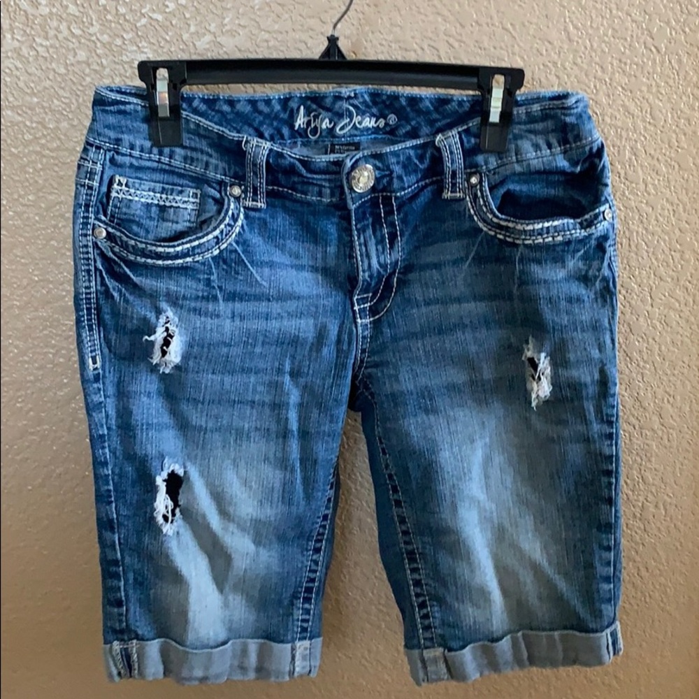 2 pairs of Ariya denim shorts